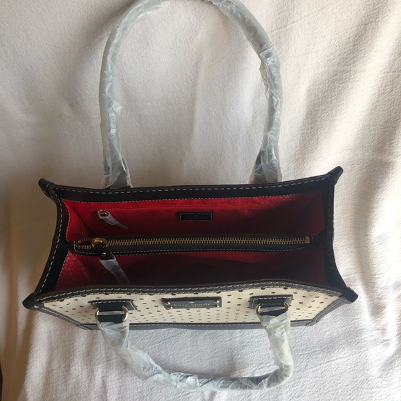 Kate spade Quinn Belltown cream with black leather - Picture 5 of 5